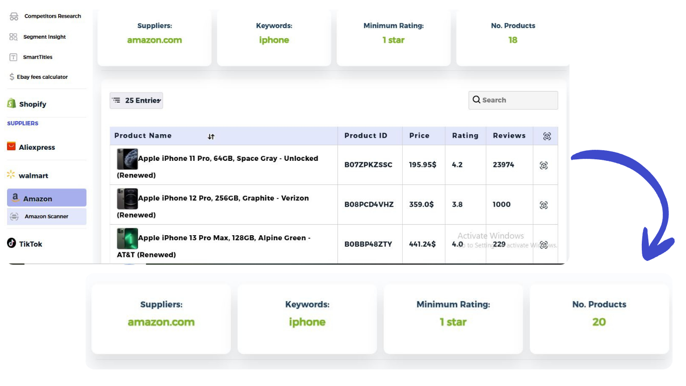 View Key Market Metrics in Seconds